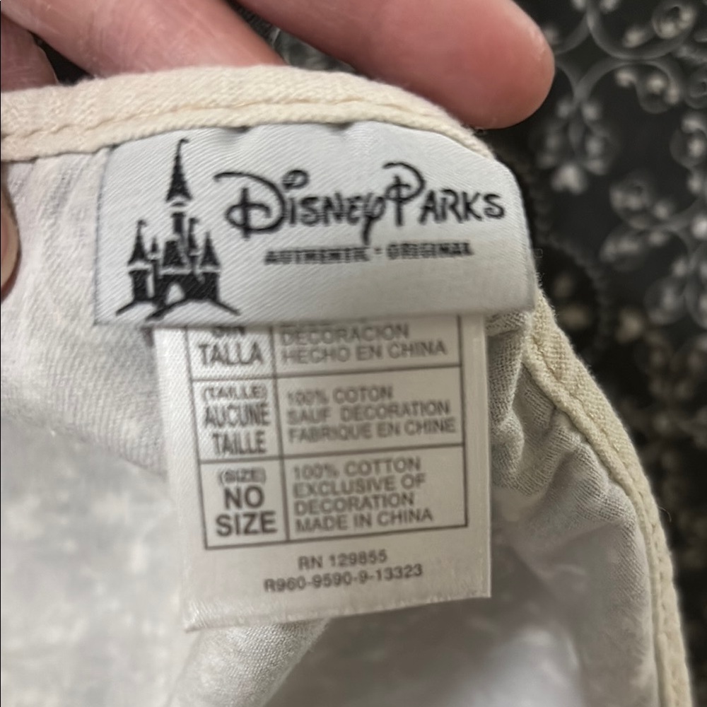 Disney Parks Gray Patterned Apron with Pocket - Picture 5 of 7